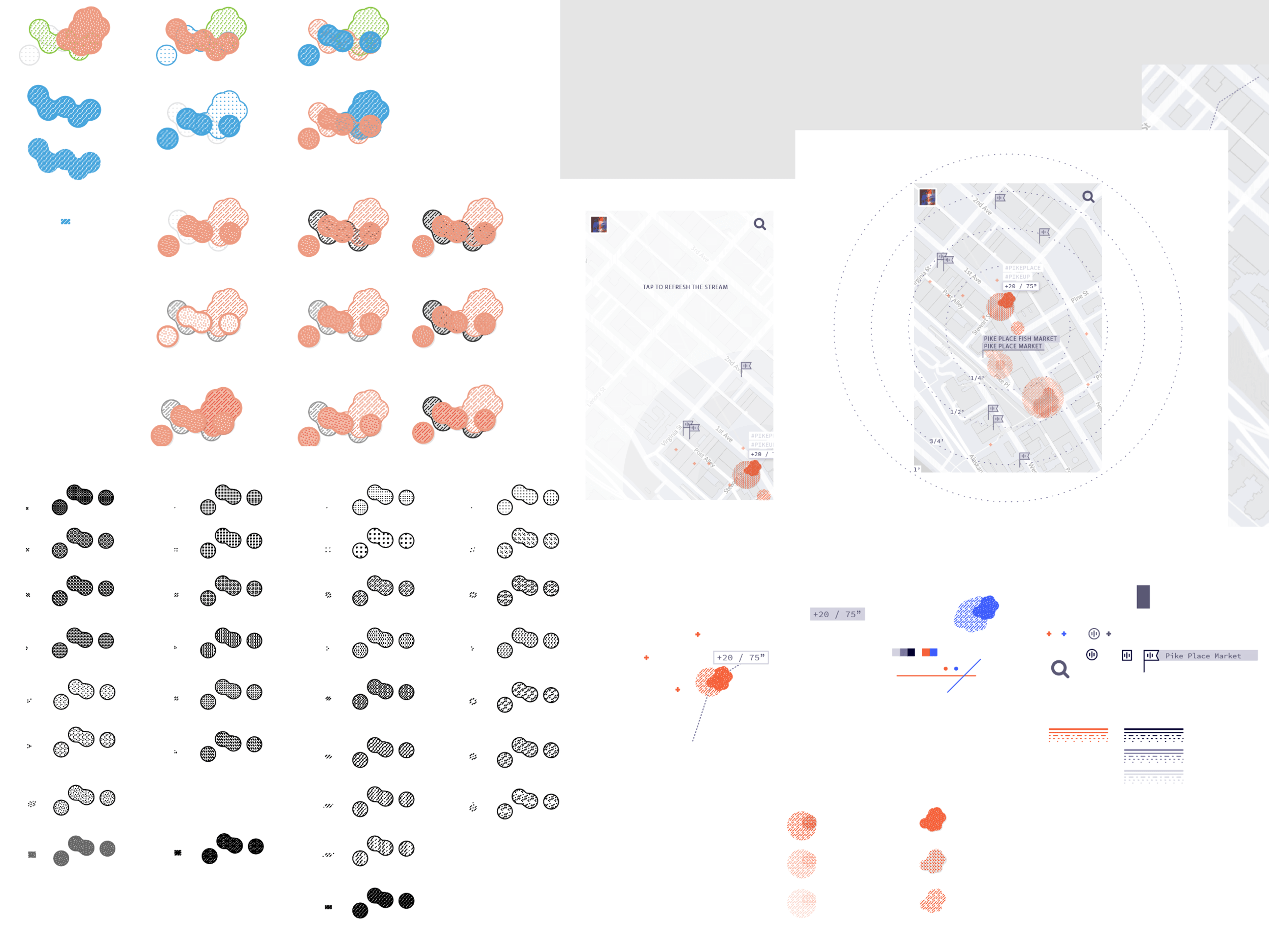Pattern and visibility studies / drawn by Jonny McConnell