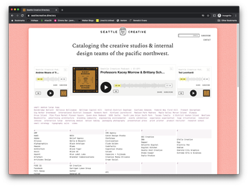 Seattle Creative Directory
