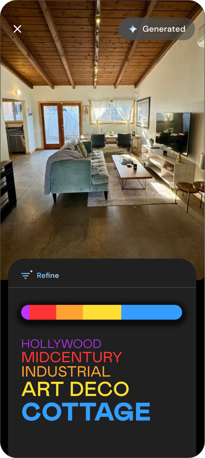Whats That, style spectrum slider, Cottage selected