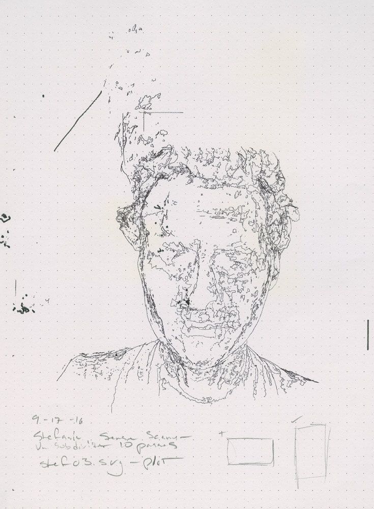 Photogrammetry on a Pen Plotter project image