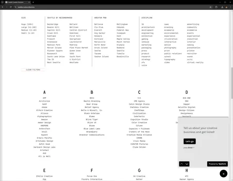 Seattle Creative Directory | Platform Design | Jonny McConnell