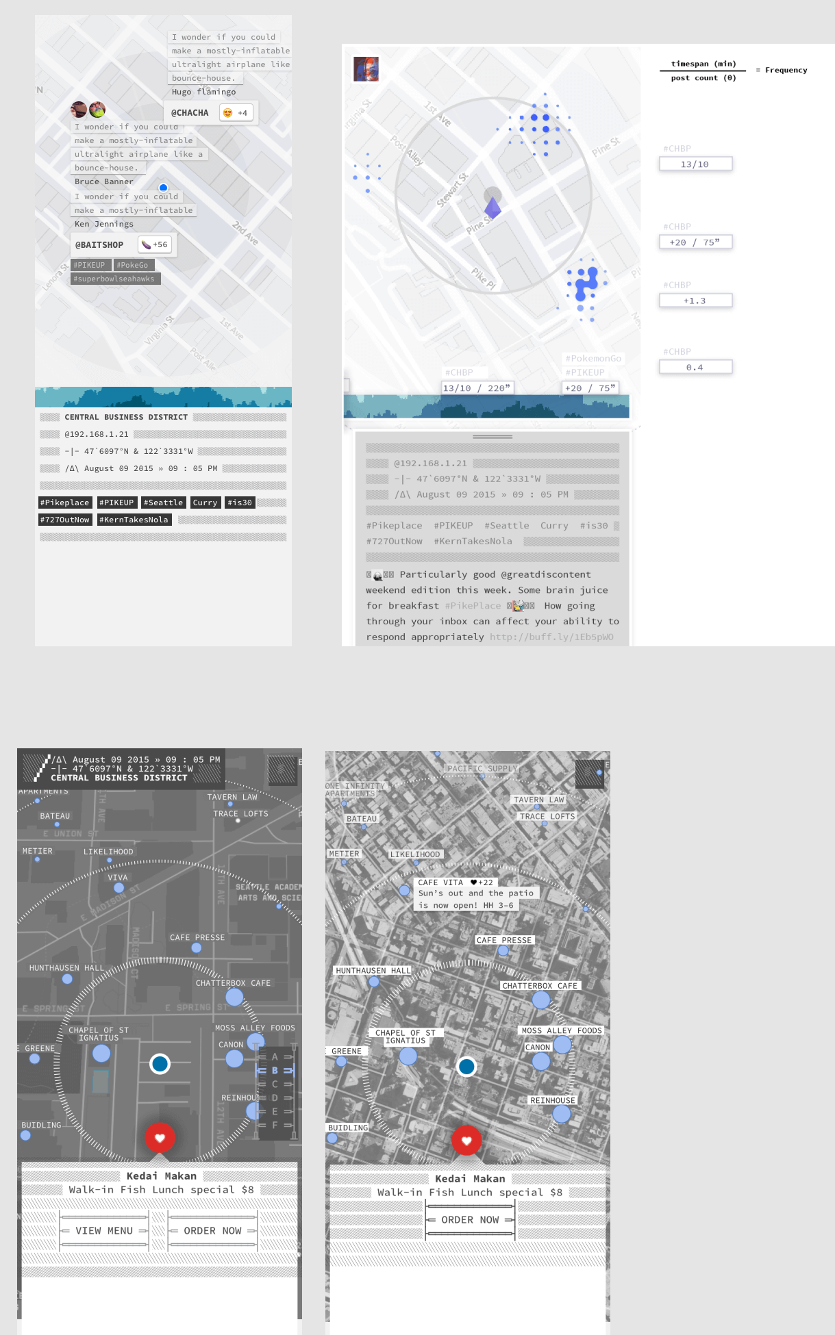 Map and messaging studies / drawn by Jonny McConnell