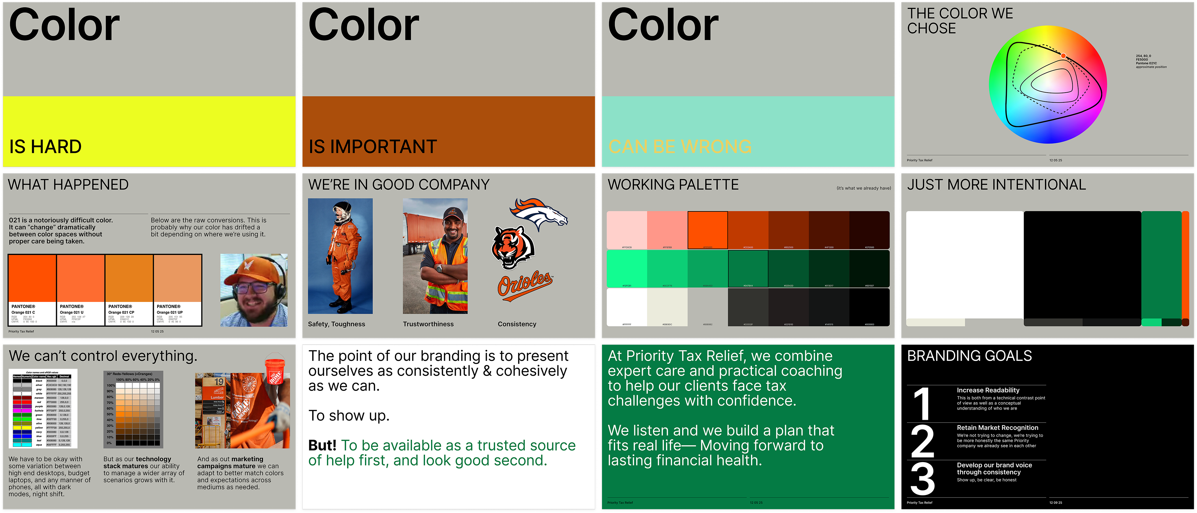 Complete brand book, all lockup variants, file formats, and usage specifications delivered to the team.