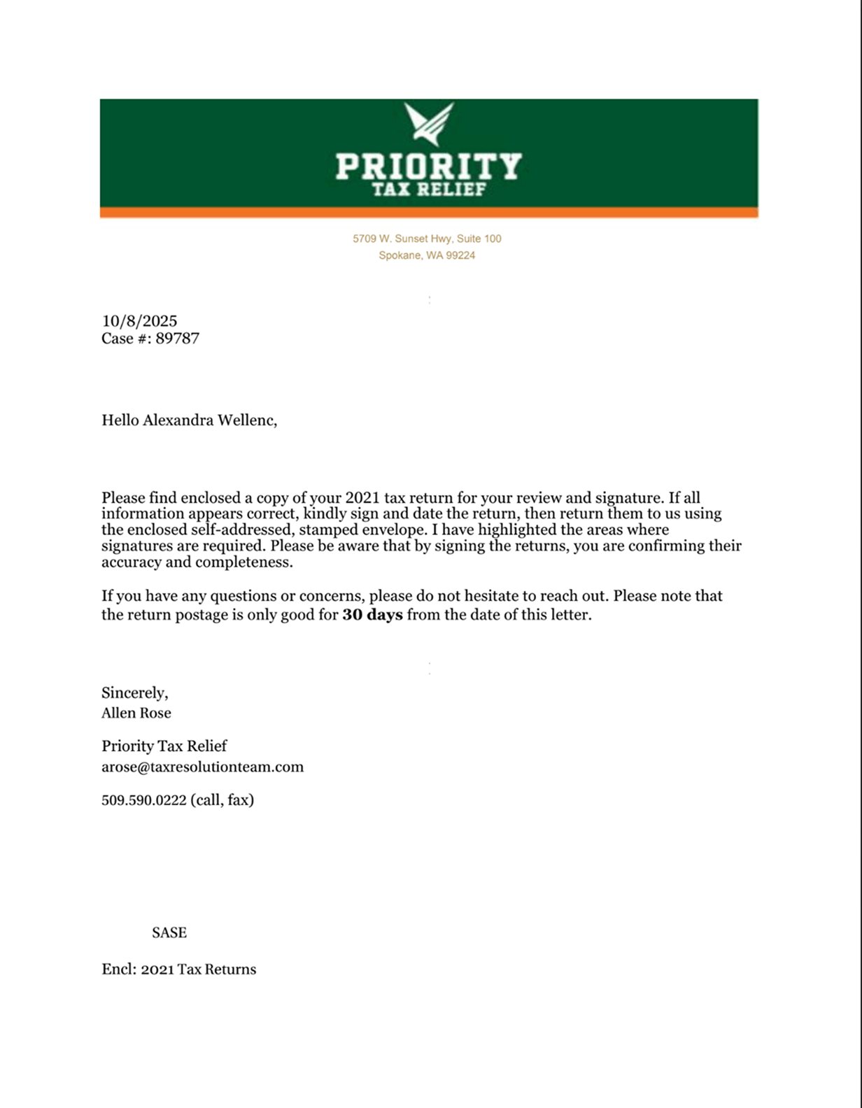 Original letterhead, pre-rebrand version with image-based header, inconsistent formatting.